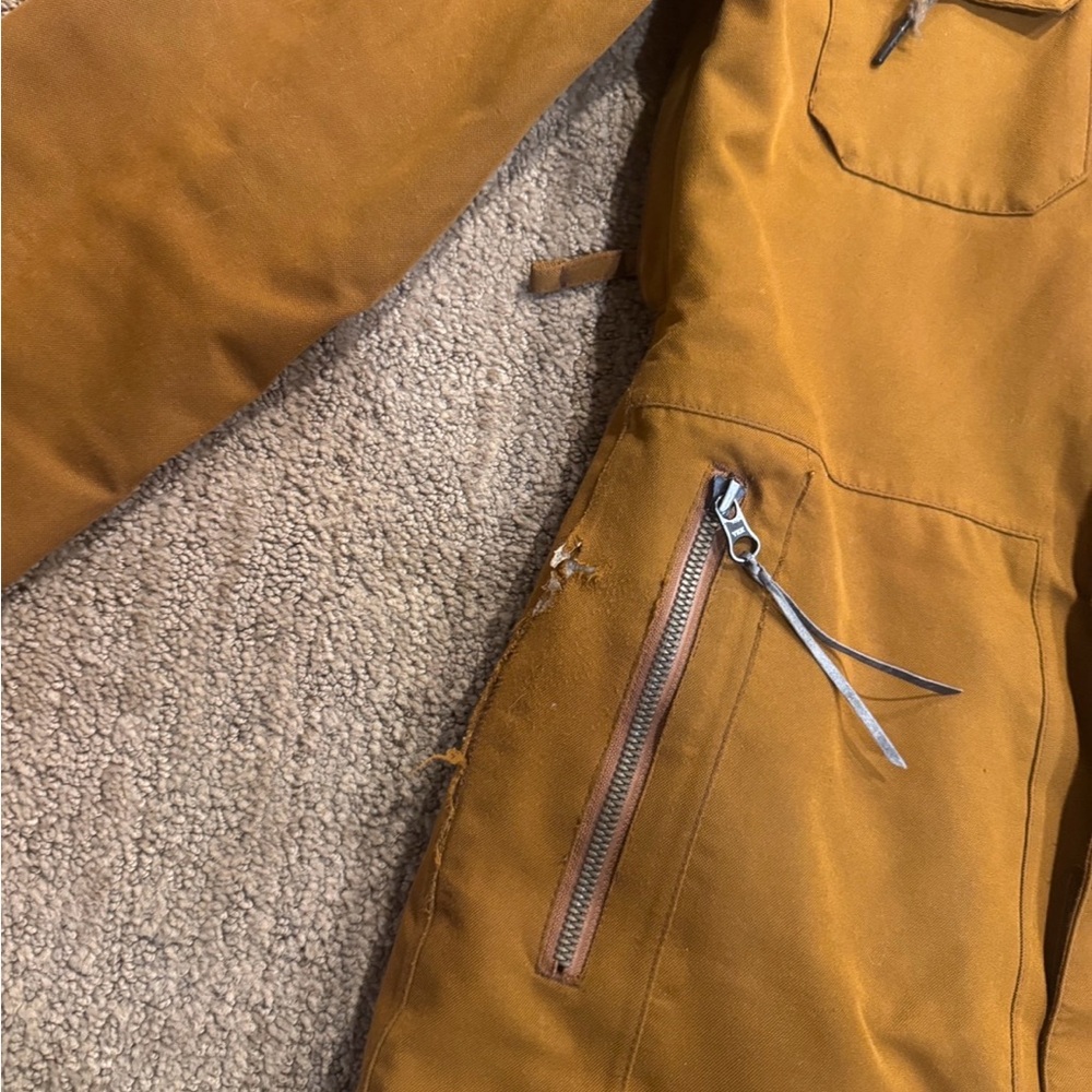 Volcom Shadow Ski Jacket, Mustard - Picture 8 of 14